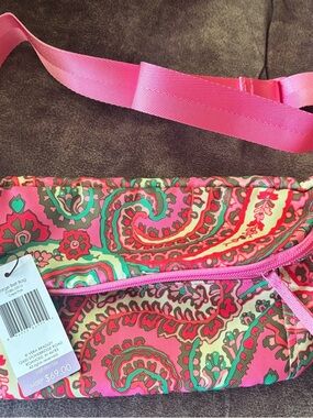 Vera Bradley Hot Pink Paisley Waist Bag